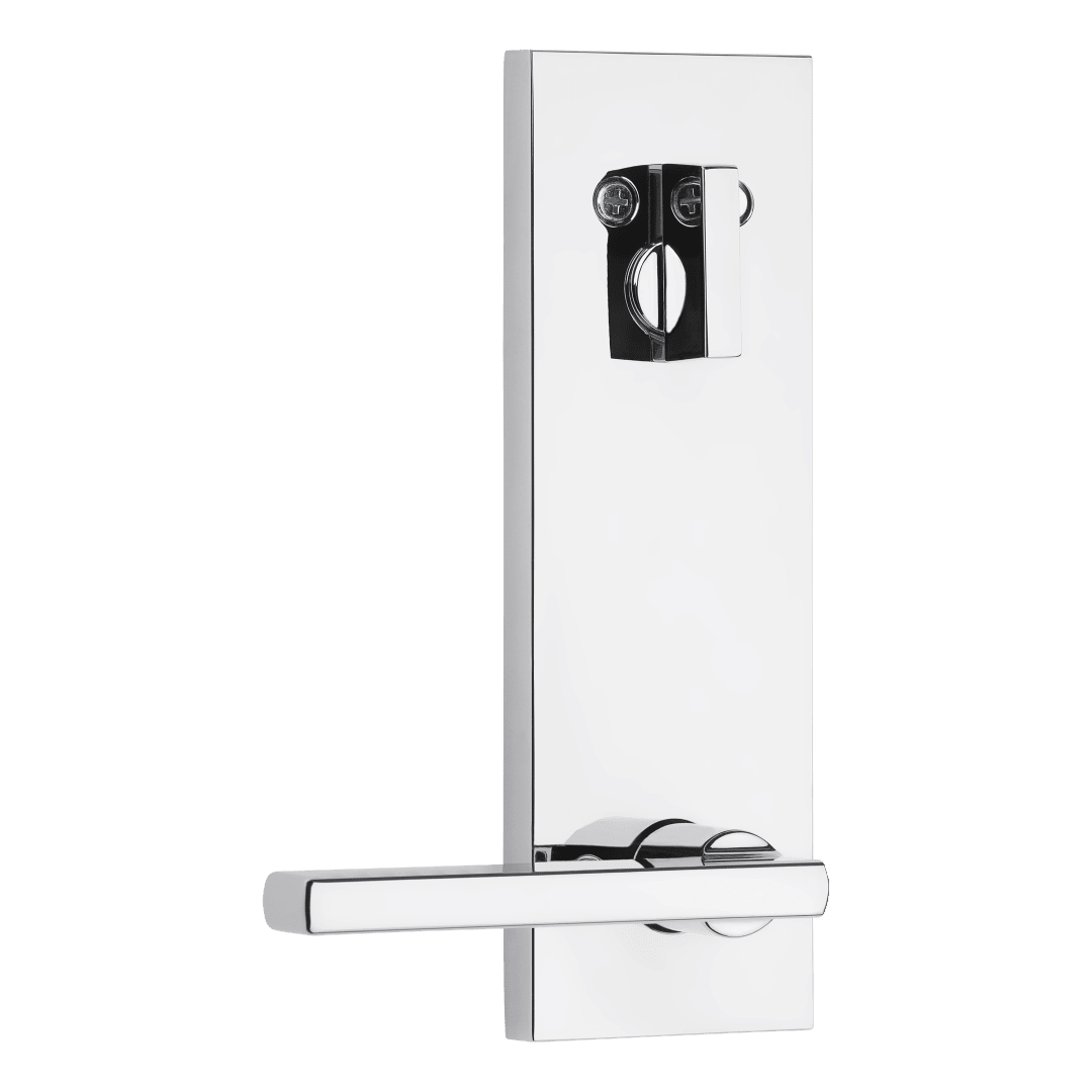 971 Square Full Rose Single Cylinder Interior Pack w/ Halifax Lever for 818 Handleset in Polished Chrome