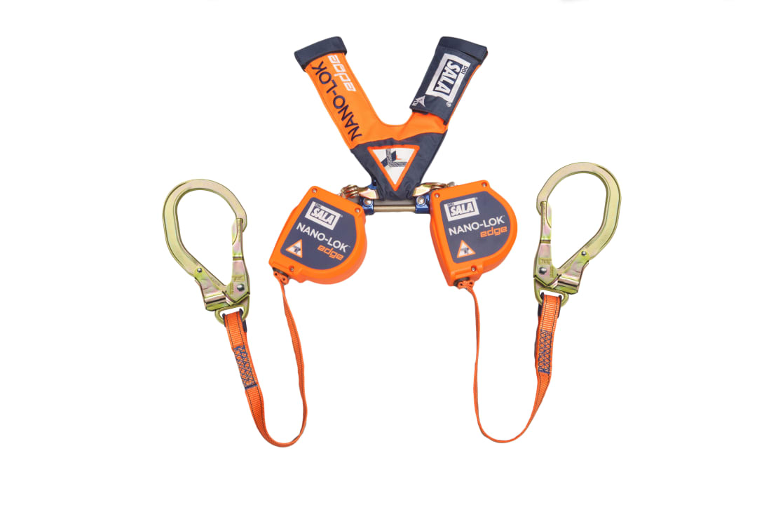 3M™ DBI-SALA® Nano-Lok™ Kenar Geri Sarımlı Yaşam Hattı, Çift Kol, Dokuma, 2,5 m, 3101448