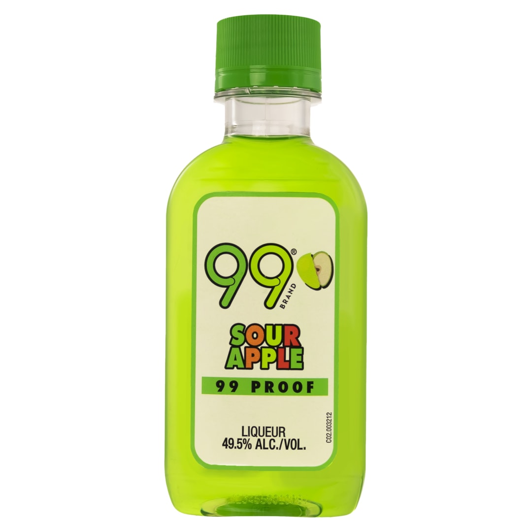 99 Sour Apple Liqueur 100ml 99 Proof