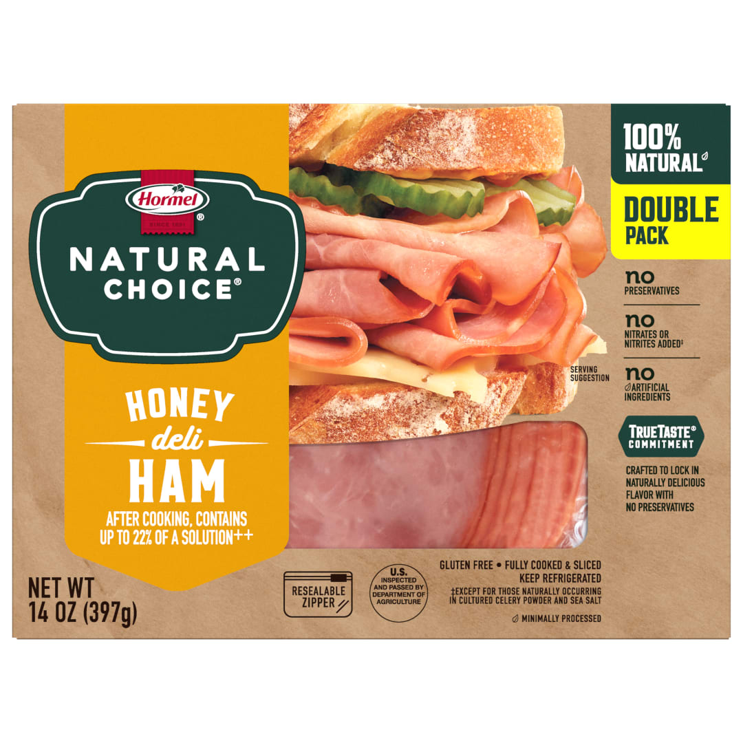 HORMEL NATURAL CHOICE Honey Deli Ham DOUBLE PACK