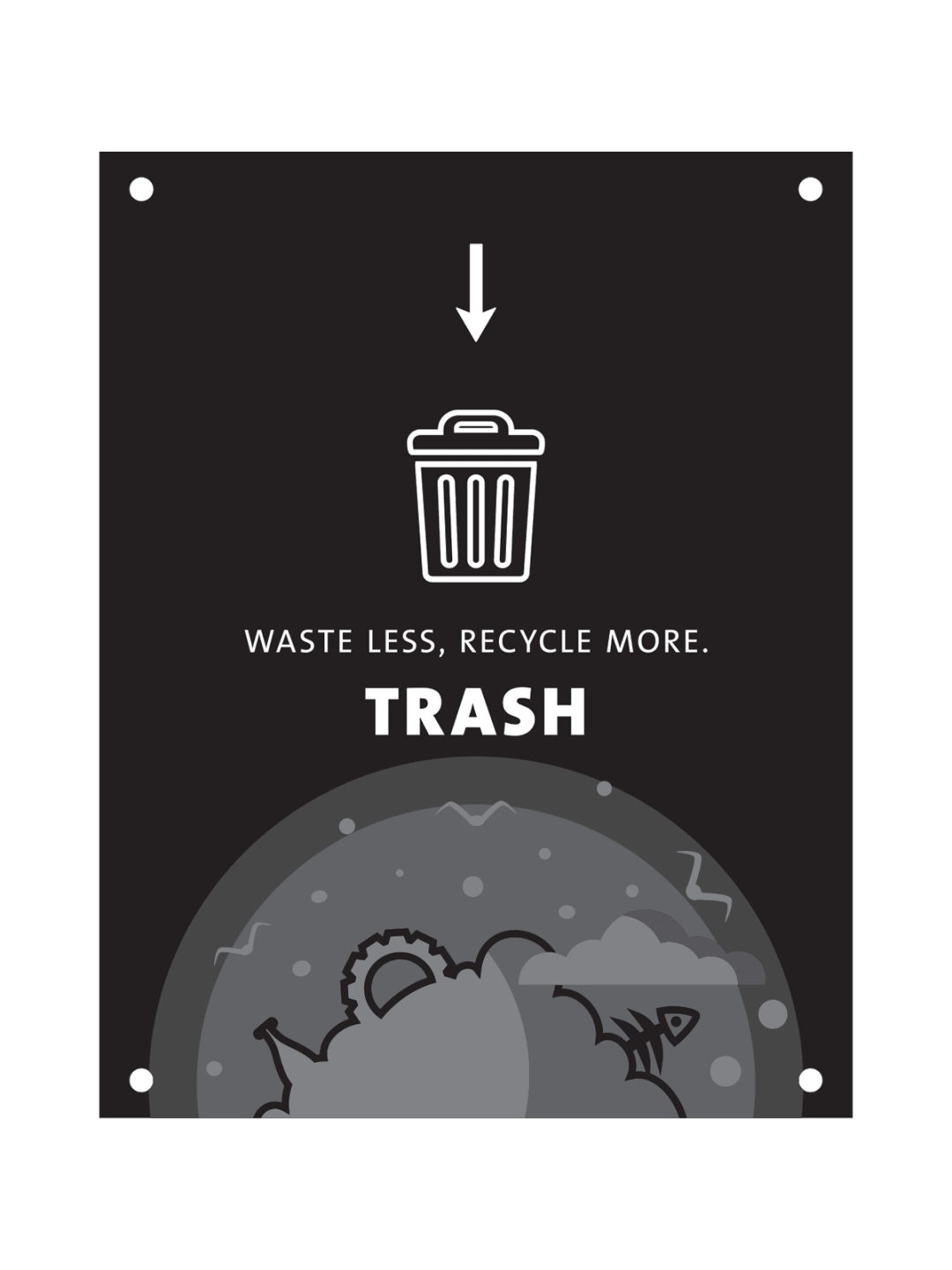  EVOLVE - Body Sign - Trash - Black