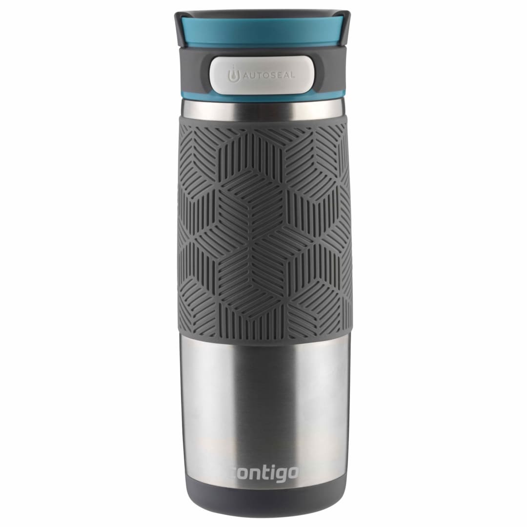 Contigo® Transit AUTOSEAL® Travel Mug, Stainless Steel Thermal Mug, Vacuum Flask, Leakproof, BPA-Free, Biscay Bay, 470ml.