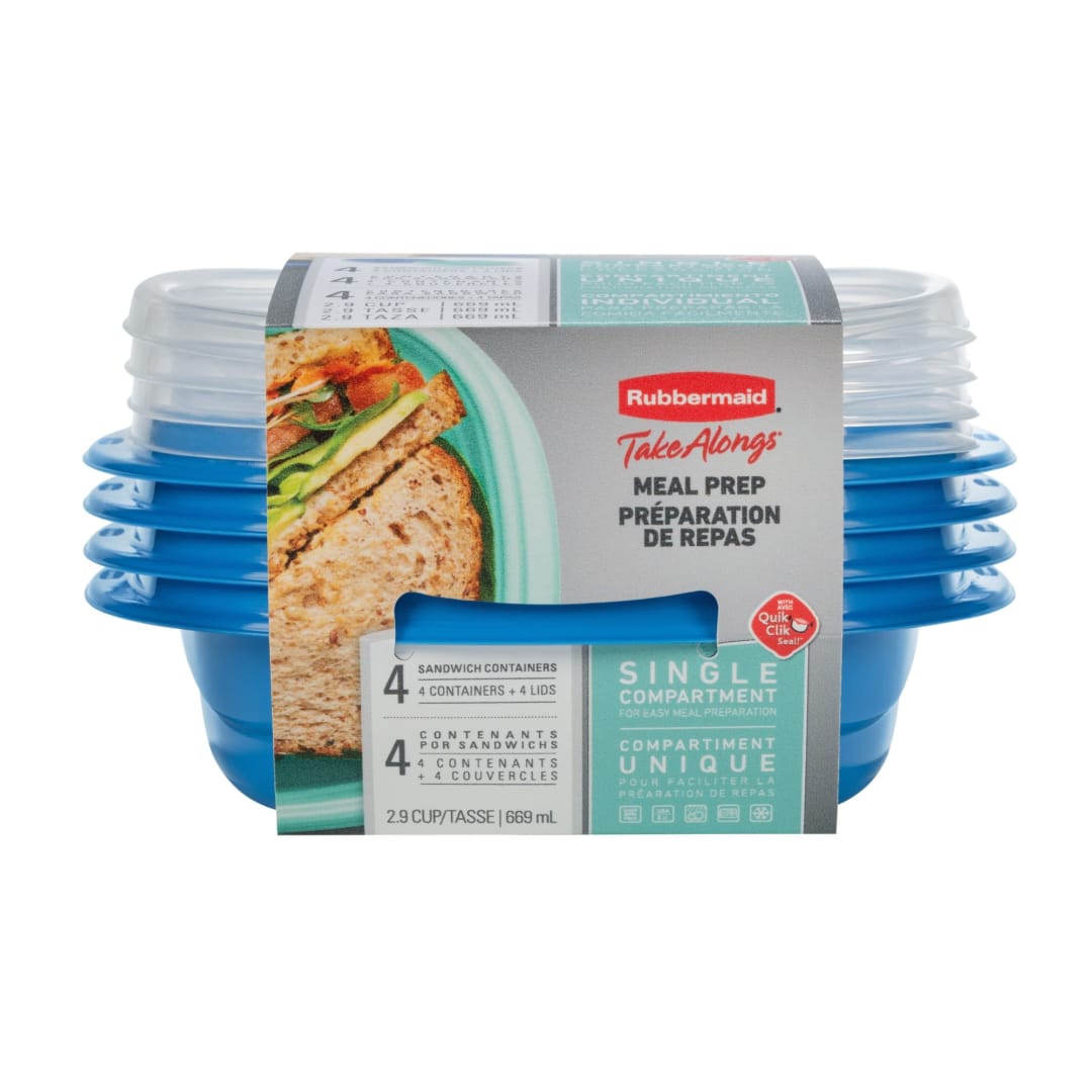 Rubbermaid® TakeAlongs® Food Storage Containers, 8 Piece Set