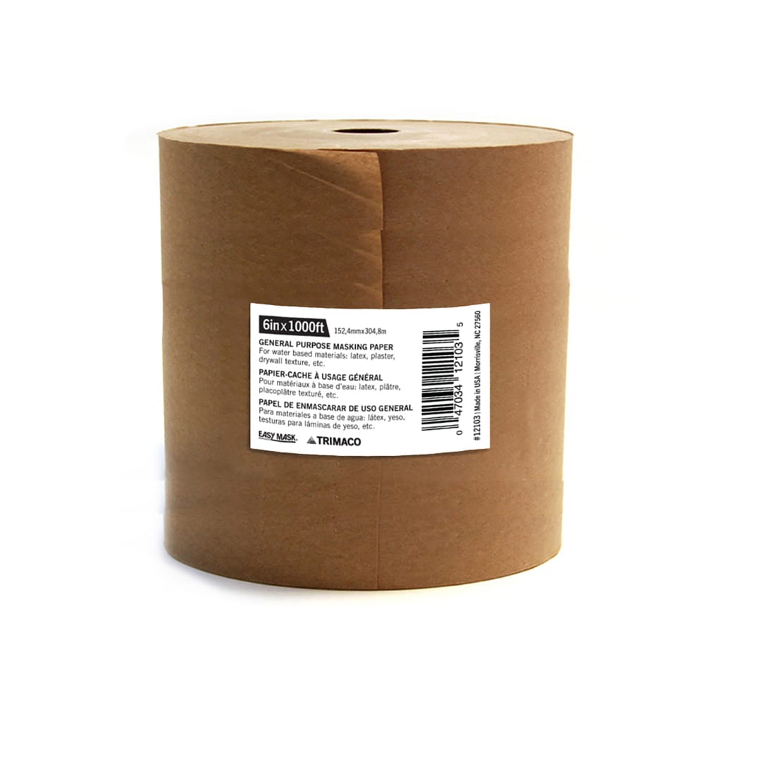 Easy Mask® General Purpose Masking Paper, Brown, 6"x1000'