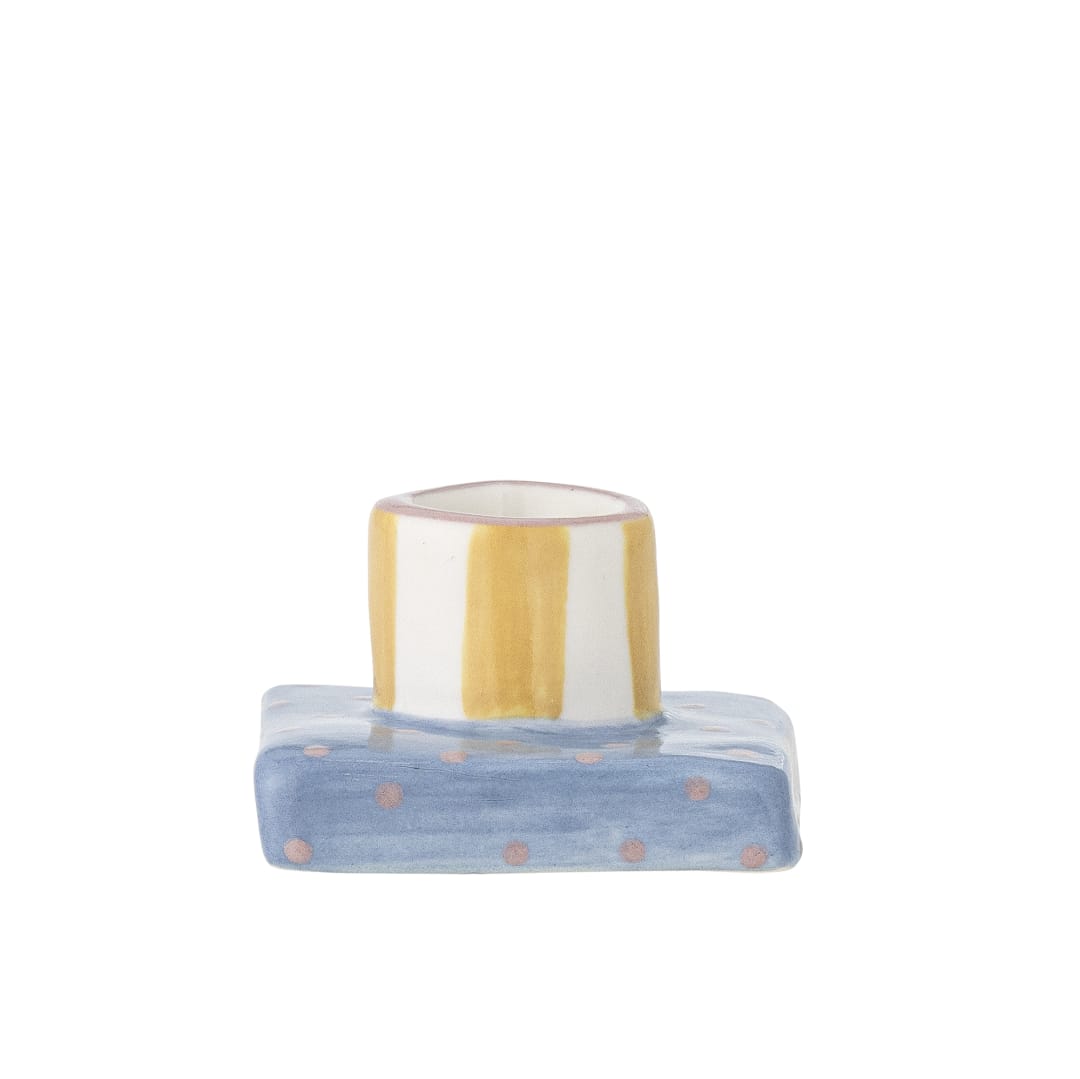 82062928 - Tacana Candle Holder, Multi, Stoneware STOCK: 64