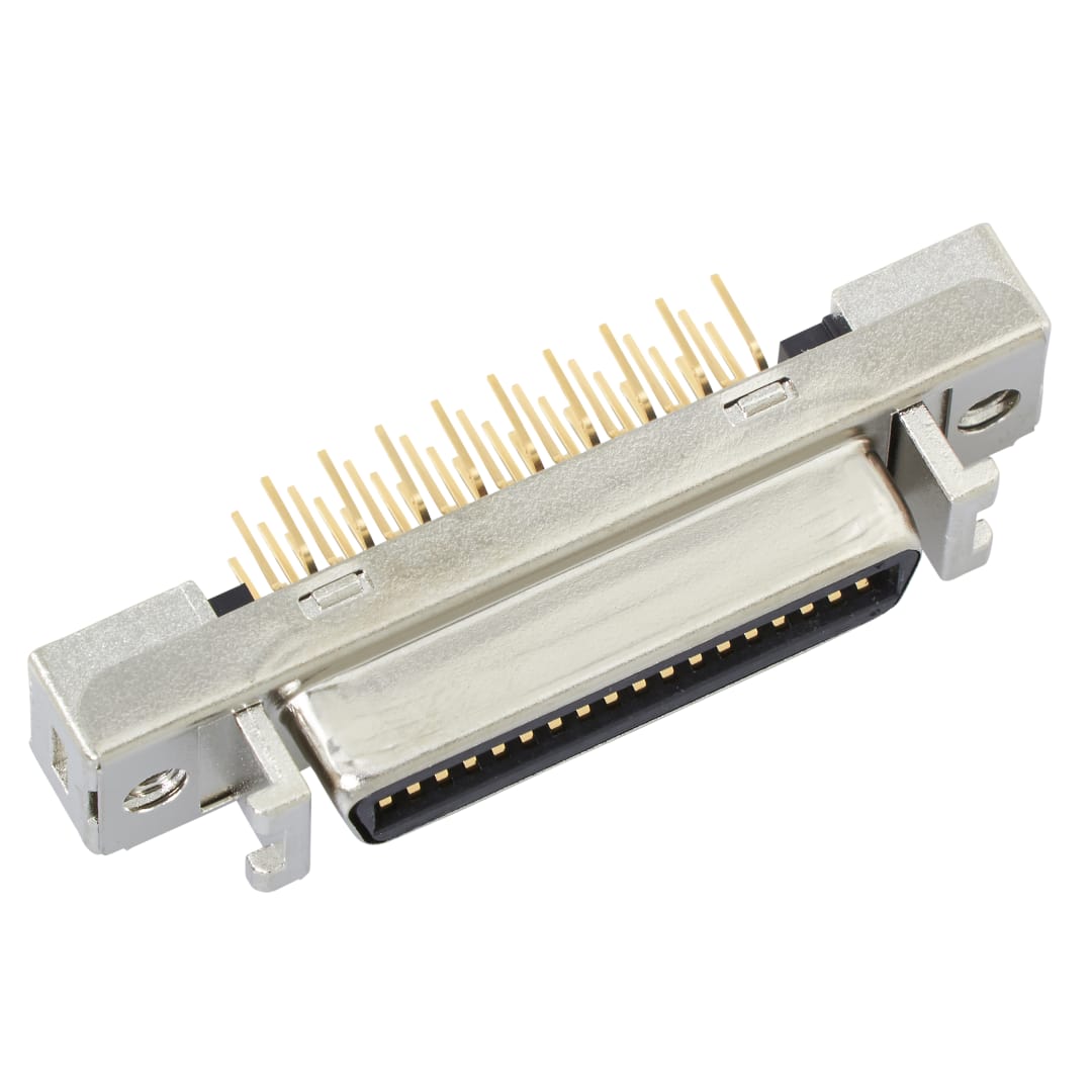 3M™ 10236-6212 PC, Buchsenstecker für die Leiterplattenmontage MDR, 180° gerade, 36-pol, 102 Serie, 1,27 mm, 0,76 µm Au