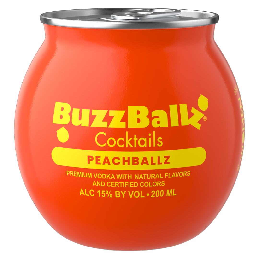 BuzzBallz Peach Cocktails 200ml 30 Proof