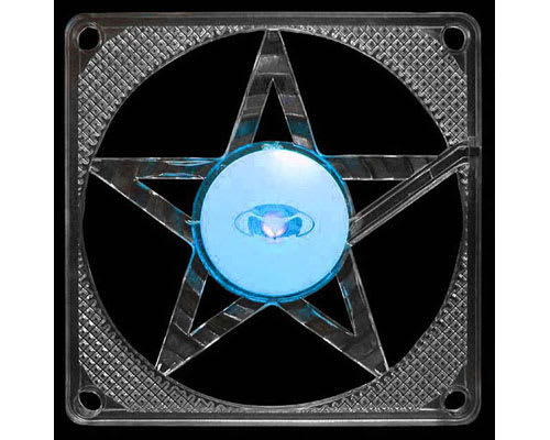Blue 8cm LED Star Fan Guard