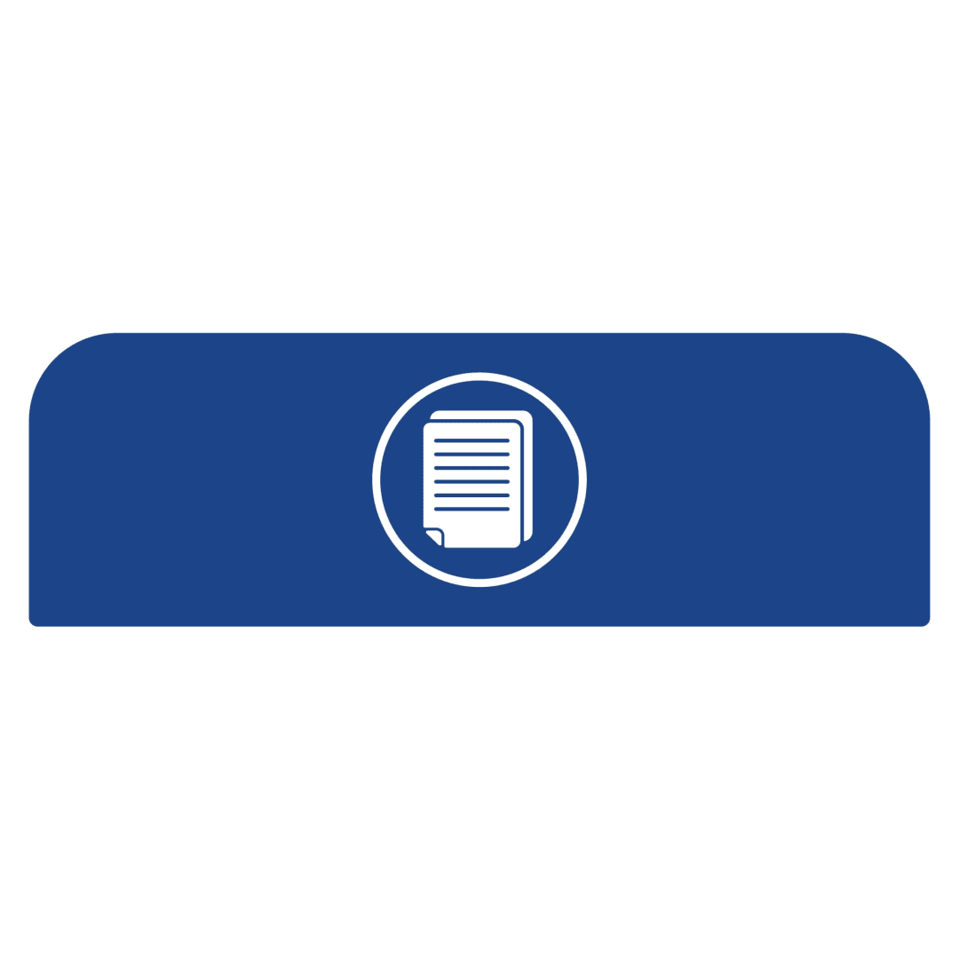 Configure™ Paper 23 Gal Blue Sign
