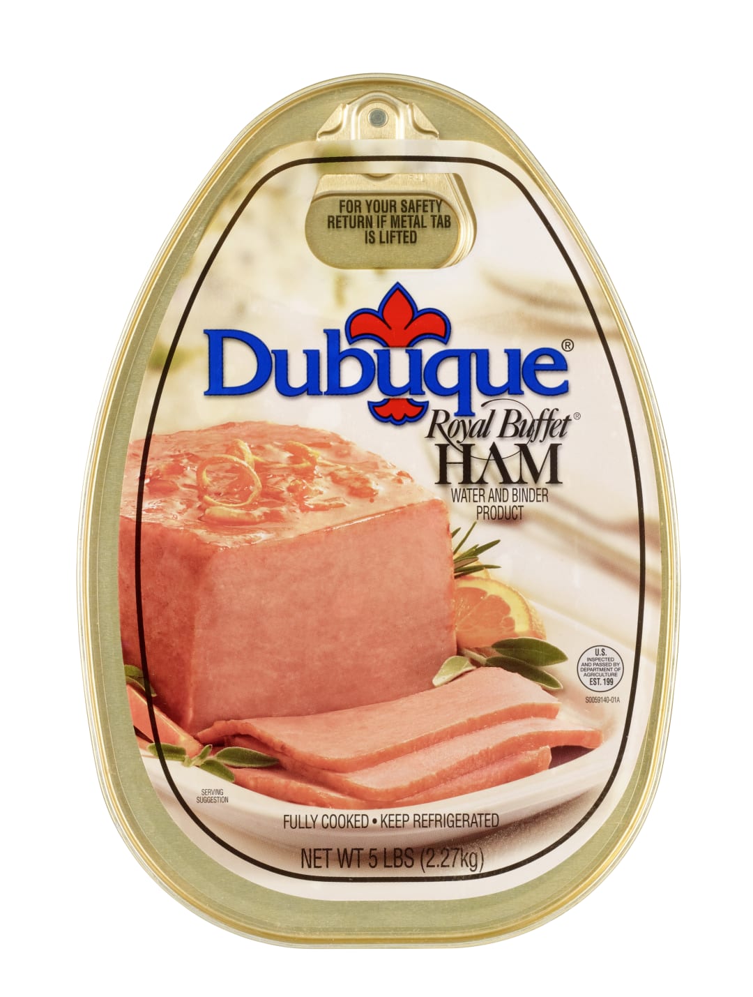 DUBUQUE Royal Buffet Canned Ham 5 lb.