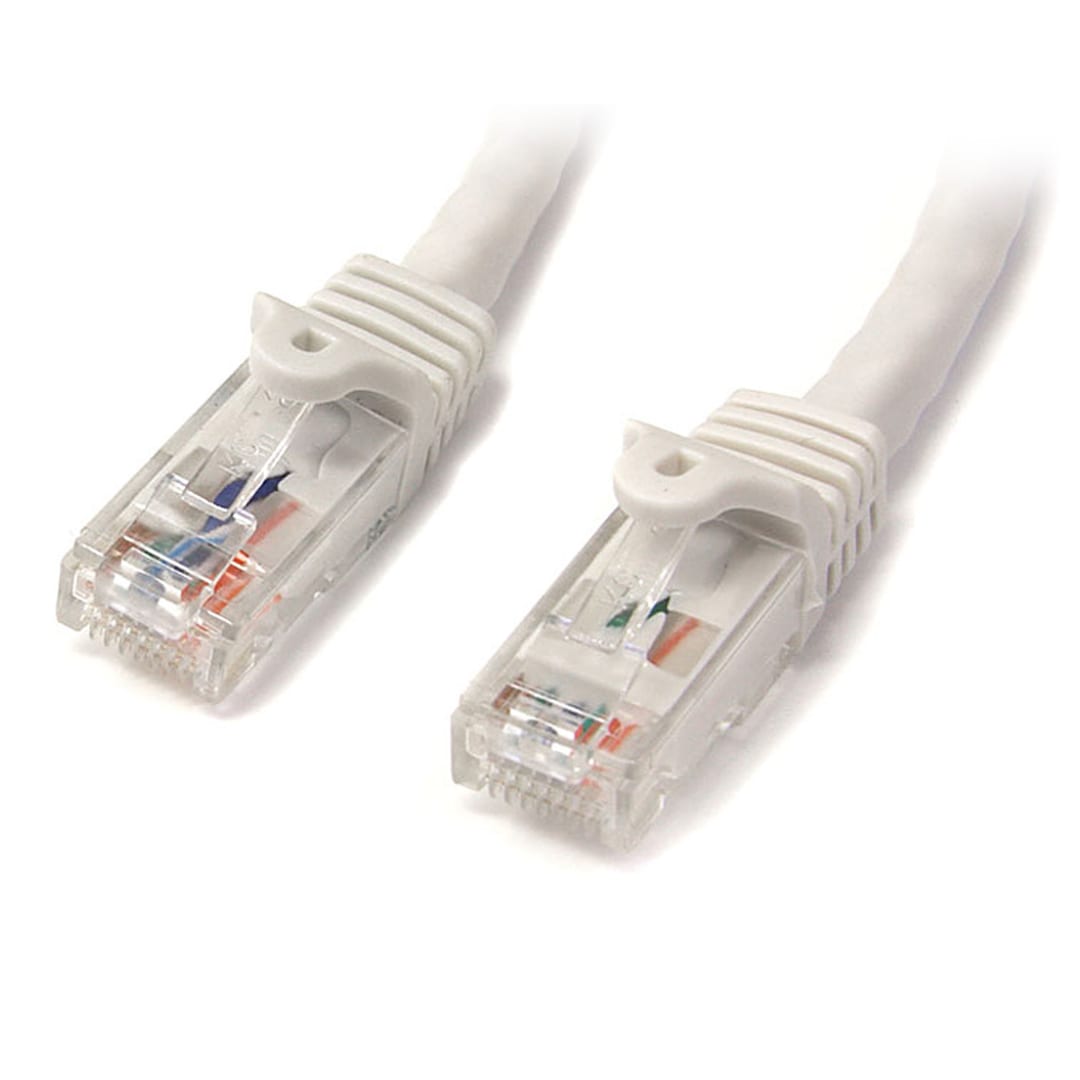 6ft White Snagless Crossover UTP Cat6 Patch Cable