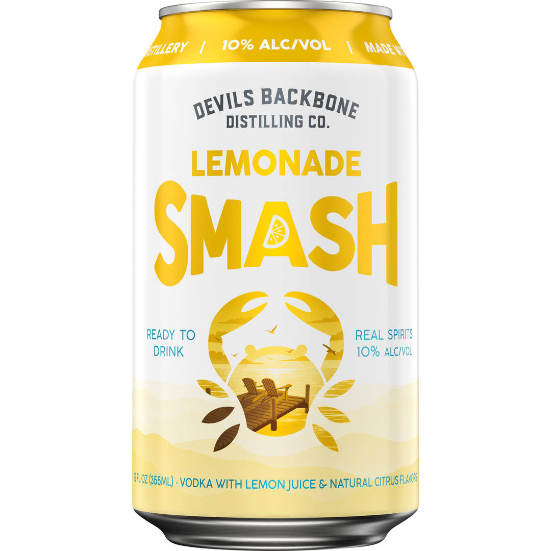 Devils Backbone Distilling Co. Lemonade Smash 10%, 12 fl. oz. Can