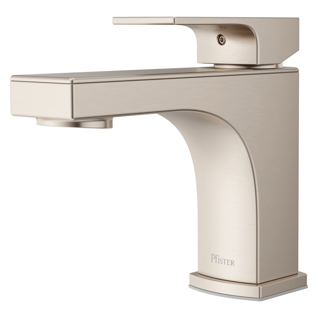 Pfirst Modern Single Control Faucet in Brushed Nickel