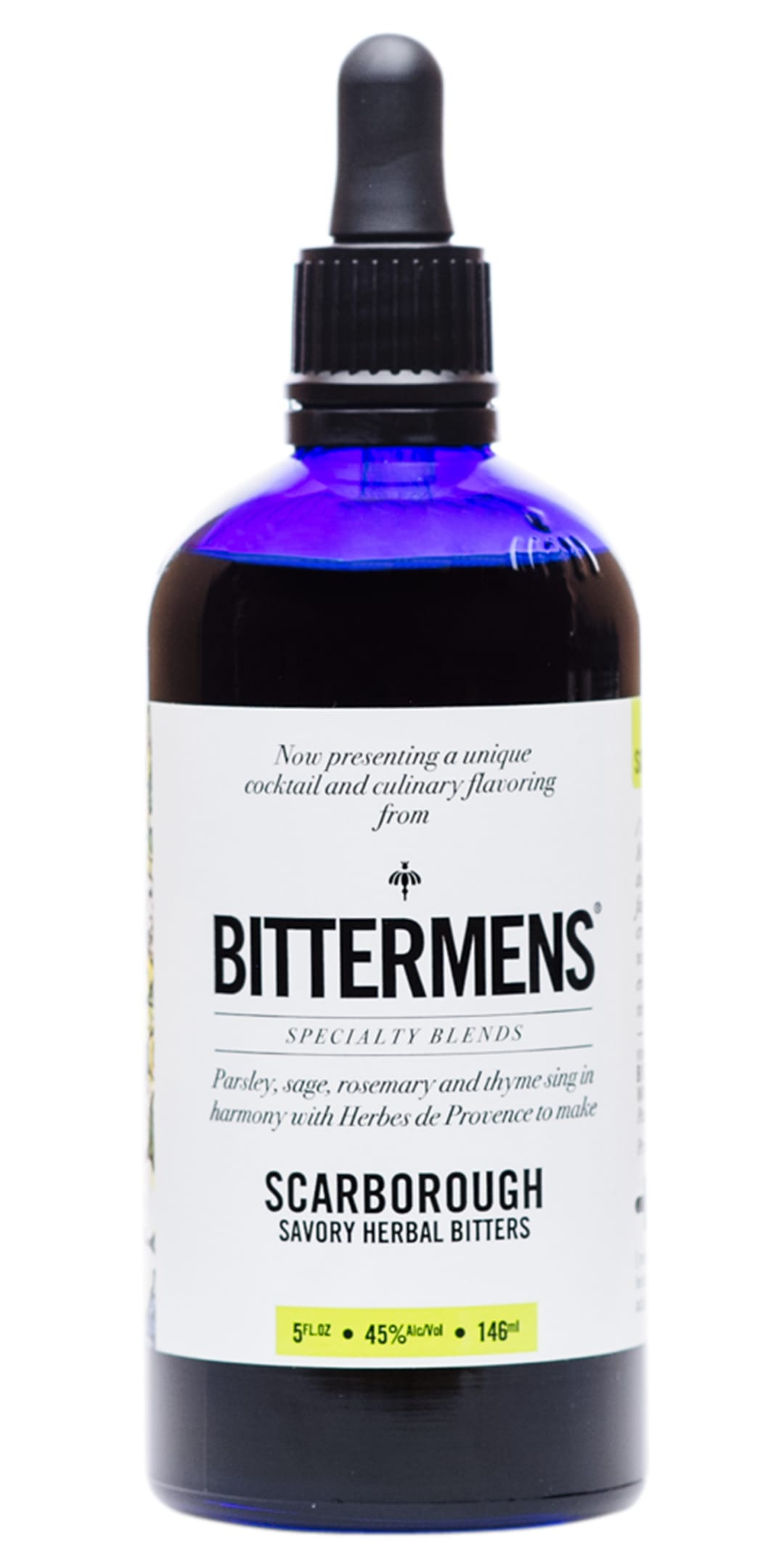 Bittermens Scarborough Savory Herbal Bitters Culinary And Cocktail Flavoring 5Fl oz 90 Proof
