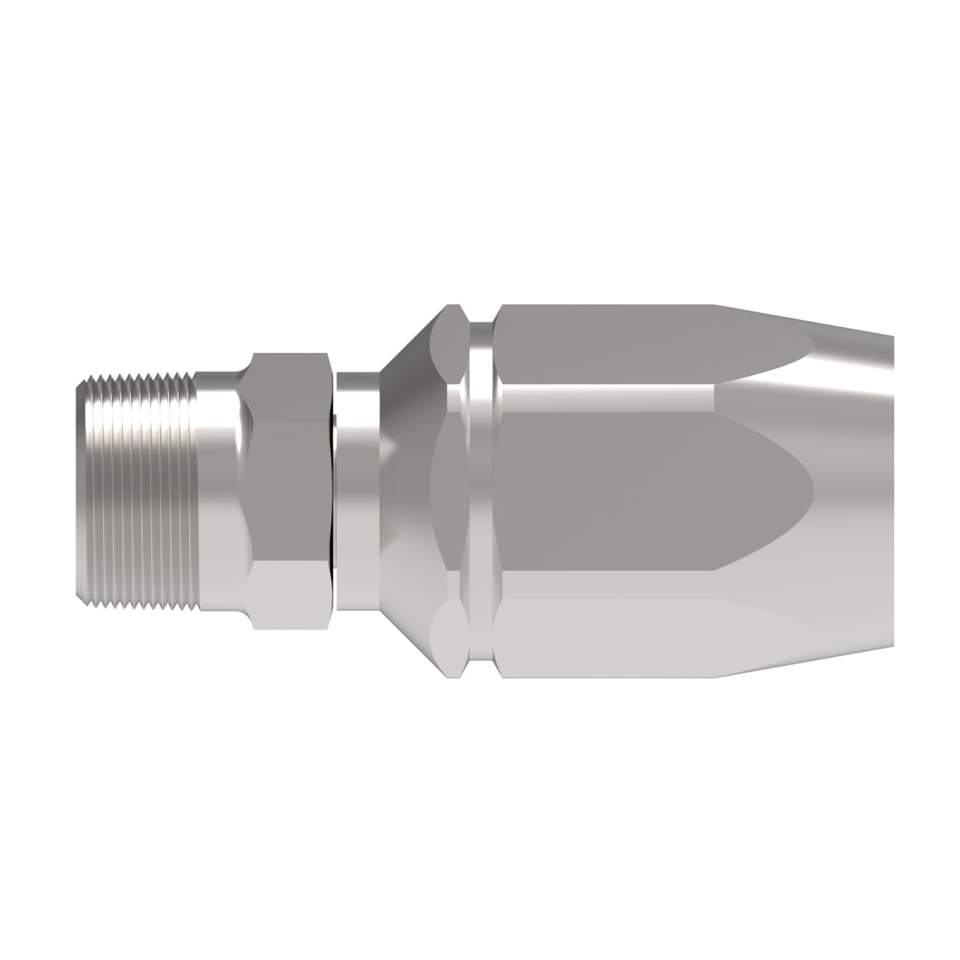 Aeroquip 1/4 NPT X 1/4 Hose, R2 Reusable Ttc