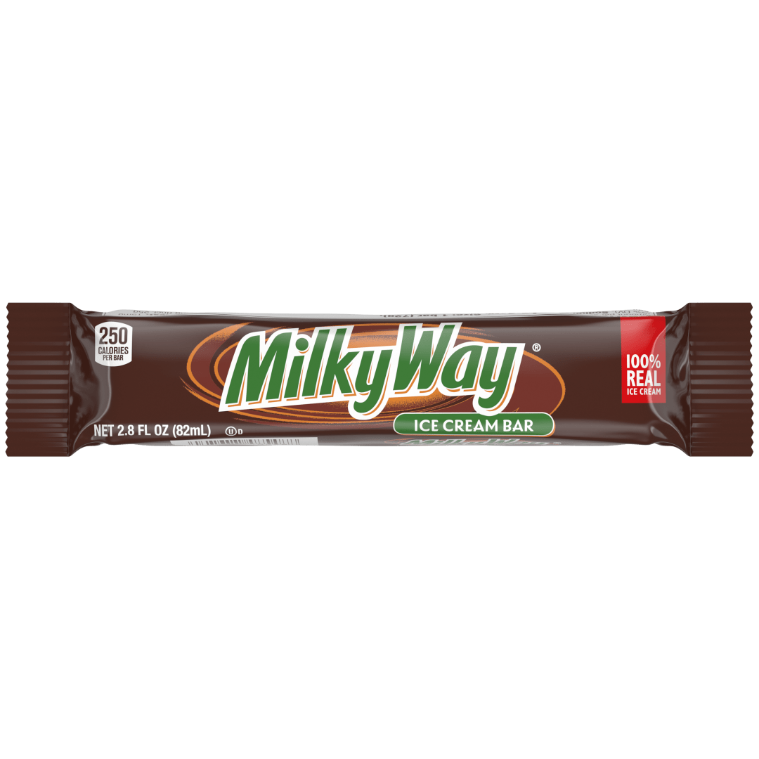 MILKY WAY Chocolatey Ice Cream Bar with Caramel and a Milk Chocolatey Coating, 2.8 Oz