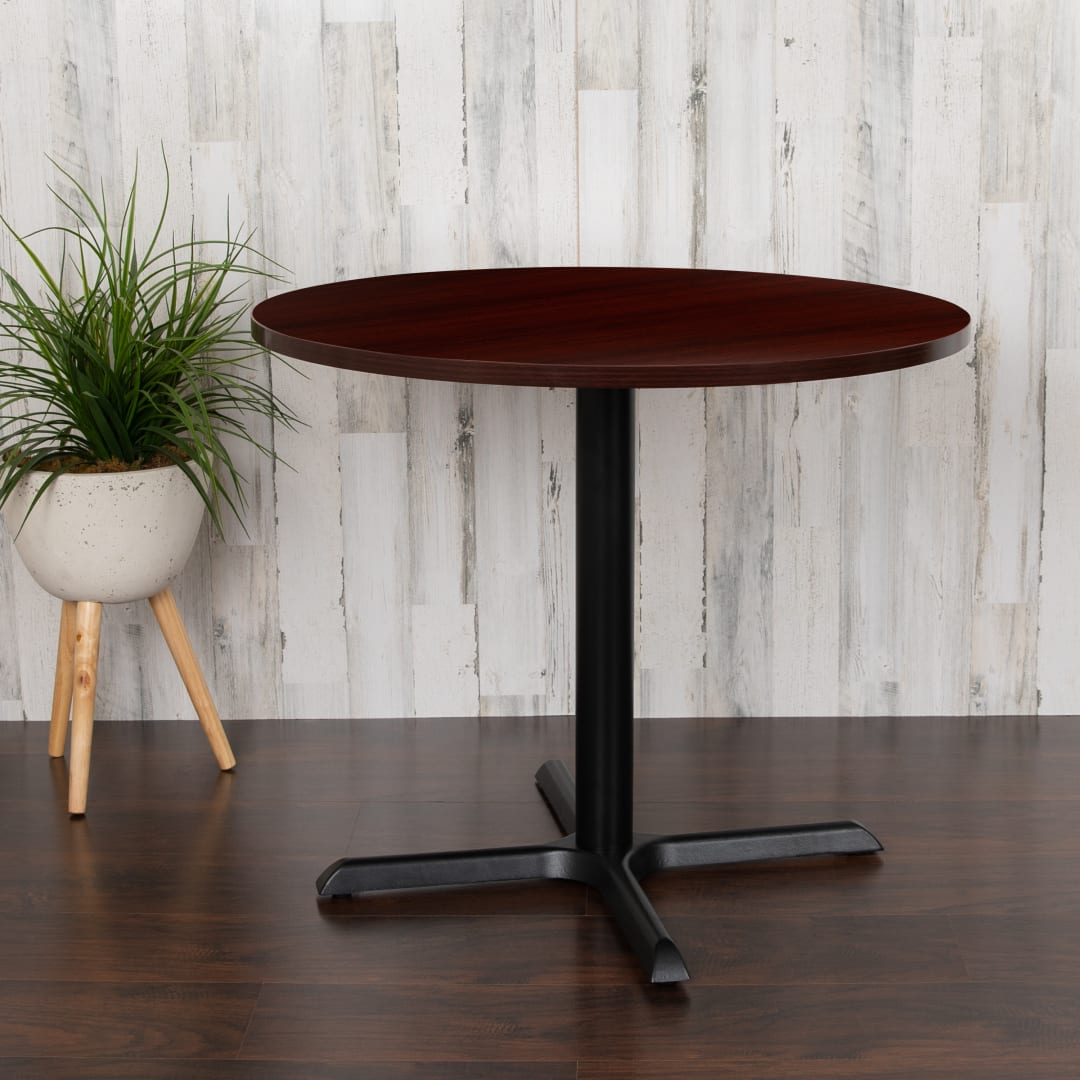 Chapman 36" Round Multi-Purpose Conference Table in Mahogany