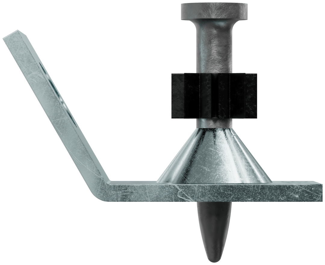 Simpson Strong-Tie PECLDPA-106 PECLDPA Powder-Actuated 120° Compact Ceiling Clip with 1-1/16 in. Pin (100-Qty) (Pack of 10)
