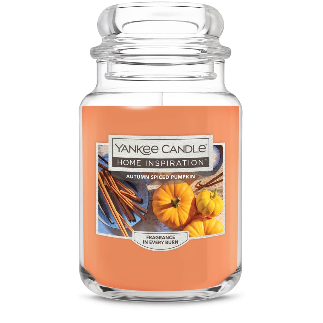 Yankee Candle Home Inspiration Autumn Spiced Pumpkin Large Jar Candle