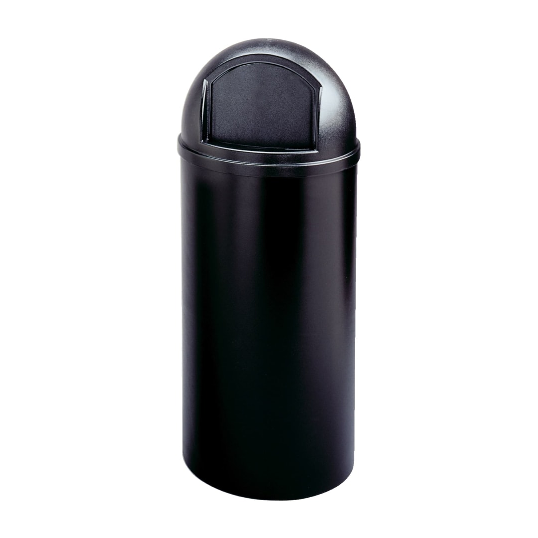 Rubbermaid Commercial Products Marshal® 15 Gal Classic Trash Can, Black