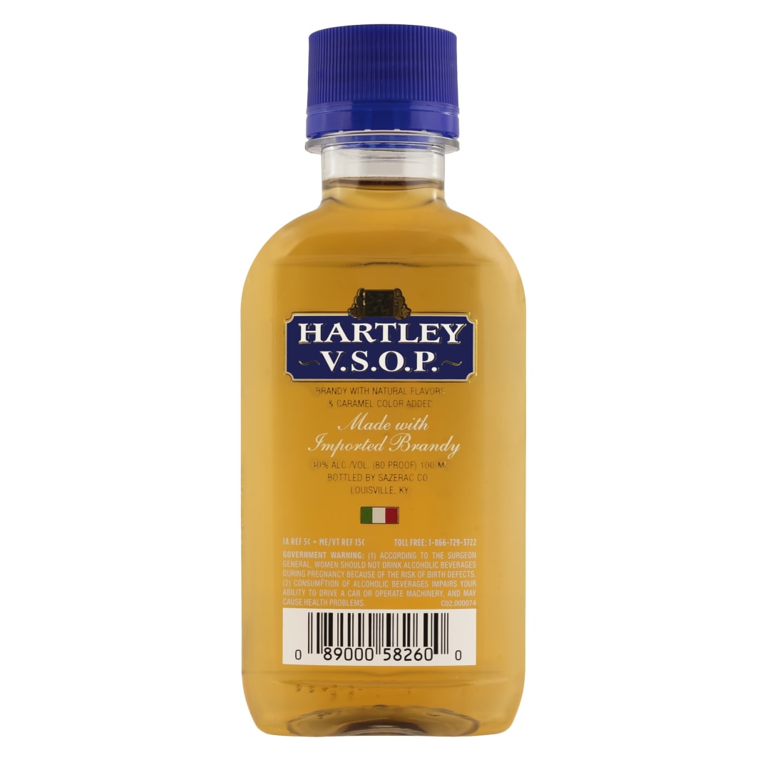 Hartley VSOP Brandy 100ml 80 Proof