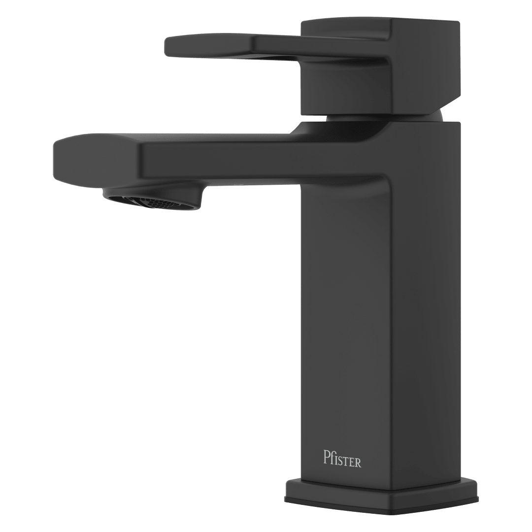 Jennik Single Control Lavatory Faucet in Spot Defense Matte Black
