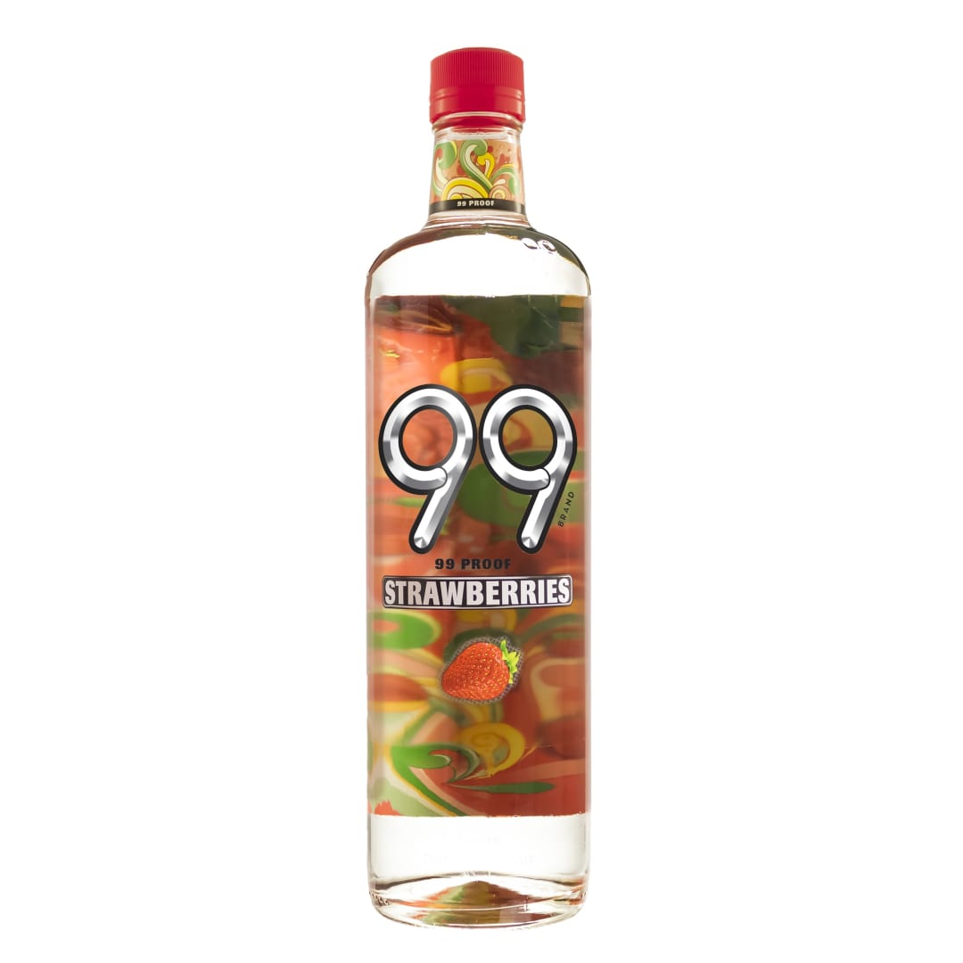 99 Strawberries Liqueur 750ml 99 Proof