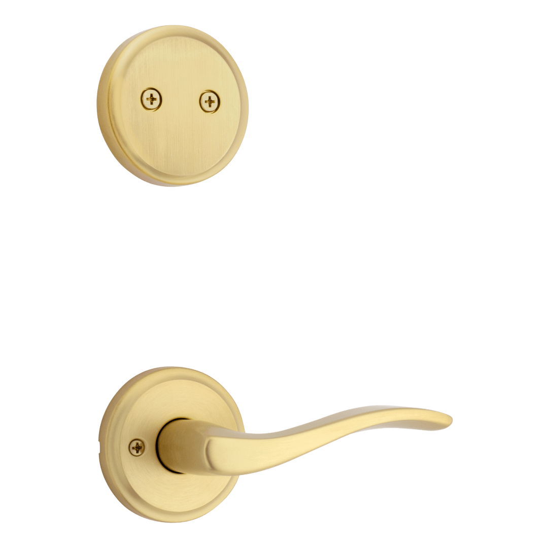 973 Dummy Interior Pack w/ Left-Handed Sedona Lever for 819 Signature Series Handlesets in Satin Brass