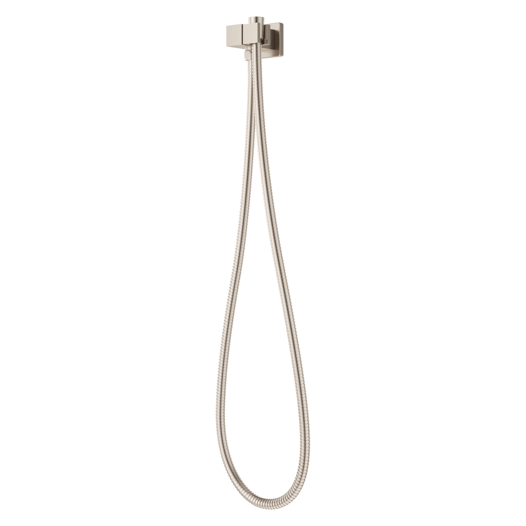 Modern Square 2-Piece Handheld Shower Kit with 60 in. Hose in Brushed Nickel