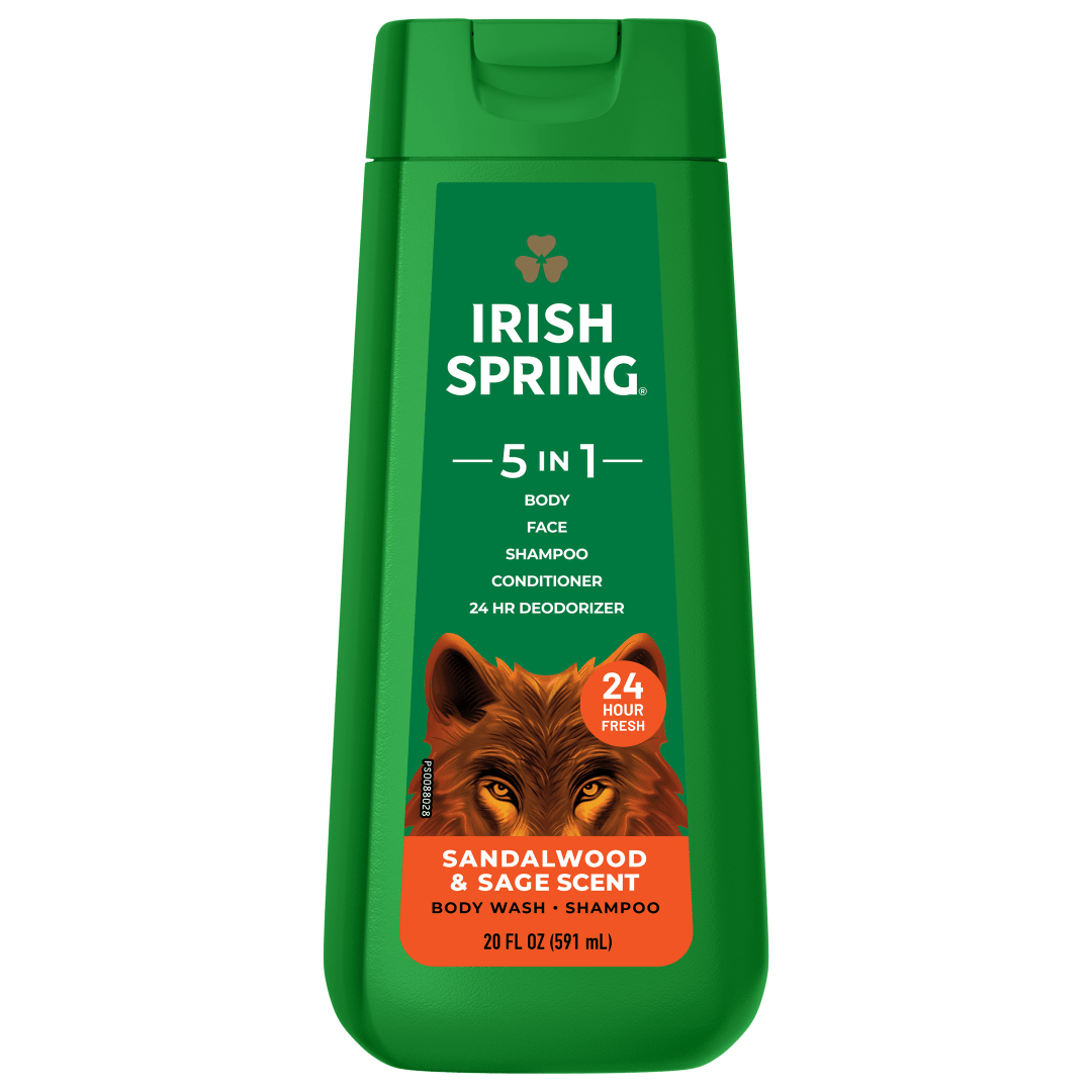 Irish Spring Original Face & Body Wash Pump, Moisturizing Body Wash Washes Away Bacteria - 32 fluid ounce.