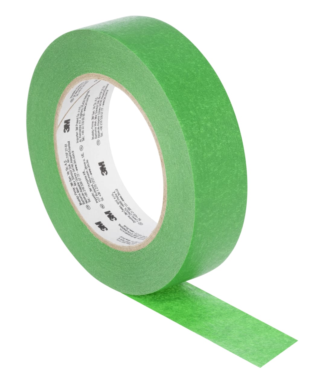 3M™ UV Dirençli Maskeleme Bandı 2814, Yeşil, 30 mm x 50 m, 0.12 mm