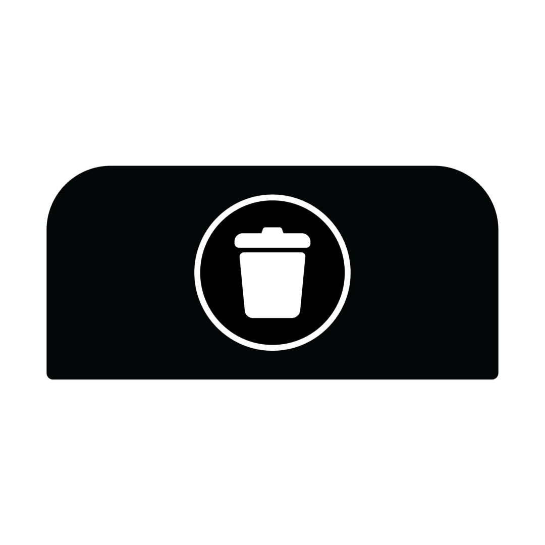 Configure™ Landfill 15 Gal Black Sign