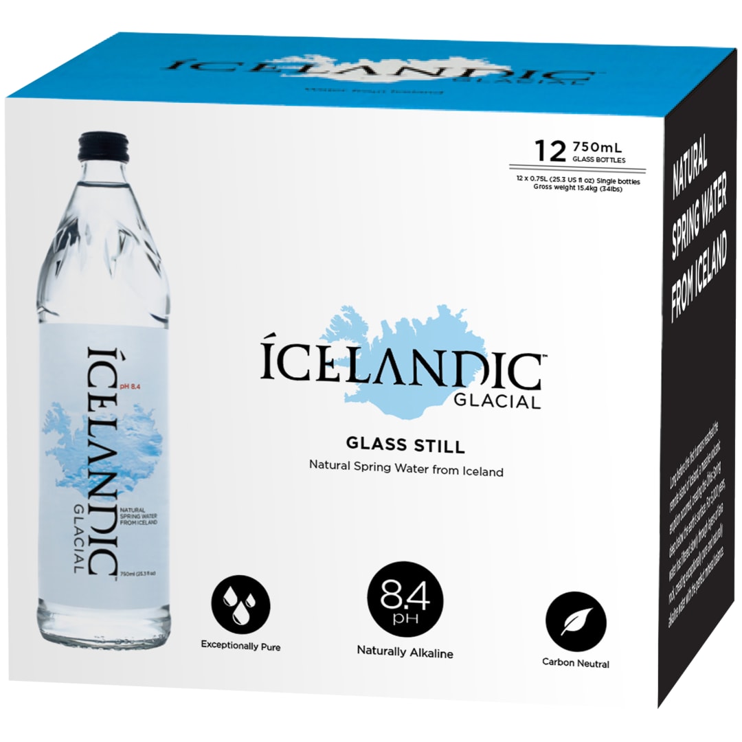 Ícelandic™ Glacial Natural Spring Water, 12 Pack 25.3 fl. oz. Bottles