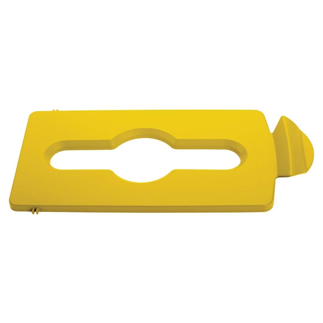 Slim Jim® Recycling Station Mixed Recycling Lid Yellow