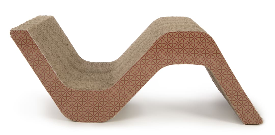 Petlinks Scratchers Choice Curl Corrugated Cat Scratcher with Catnip Infused Technology