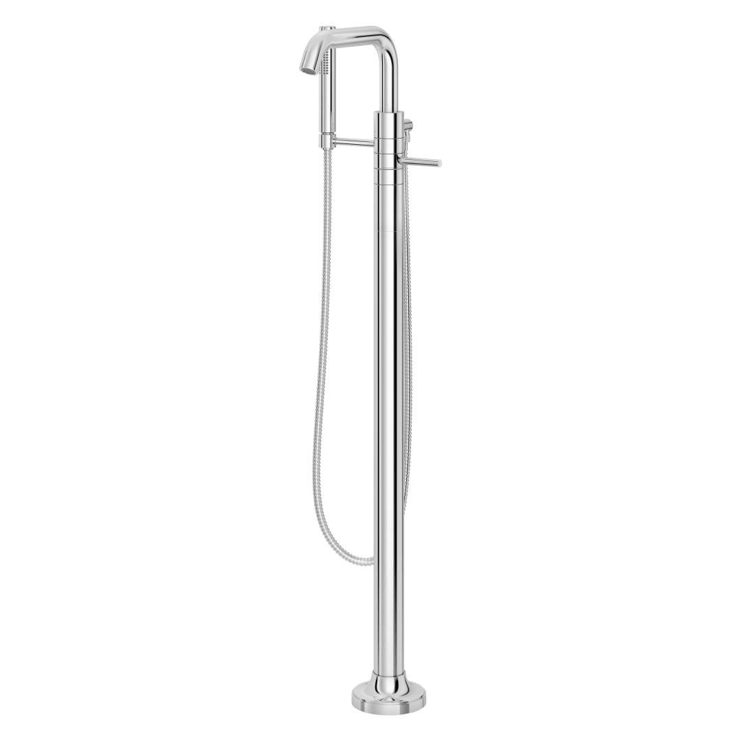 Tenet Tub Filler with Handshower in Polished Chrome