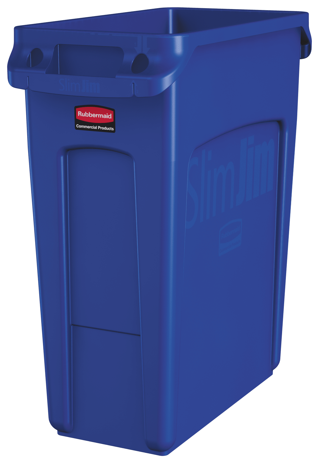 Vented Slim Jim® 16 Gal Blue