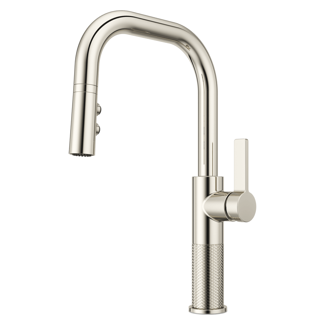 Montay 1-Handle Pull-Down Kitchen Faucet in Polished Nickel