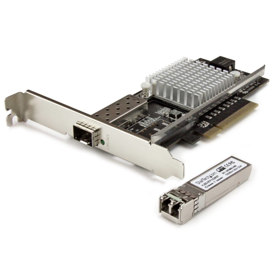 PCIe Fiber NIC w  SFP MM 10G SFP with LAN Card