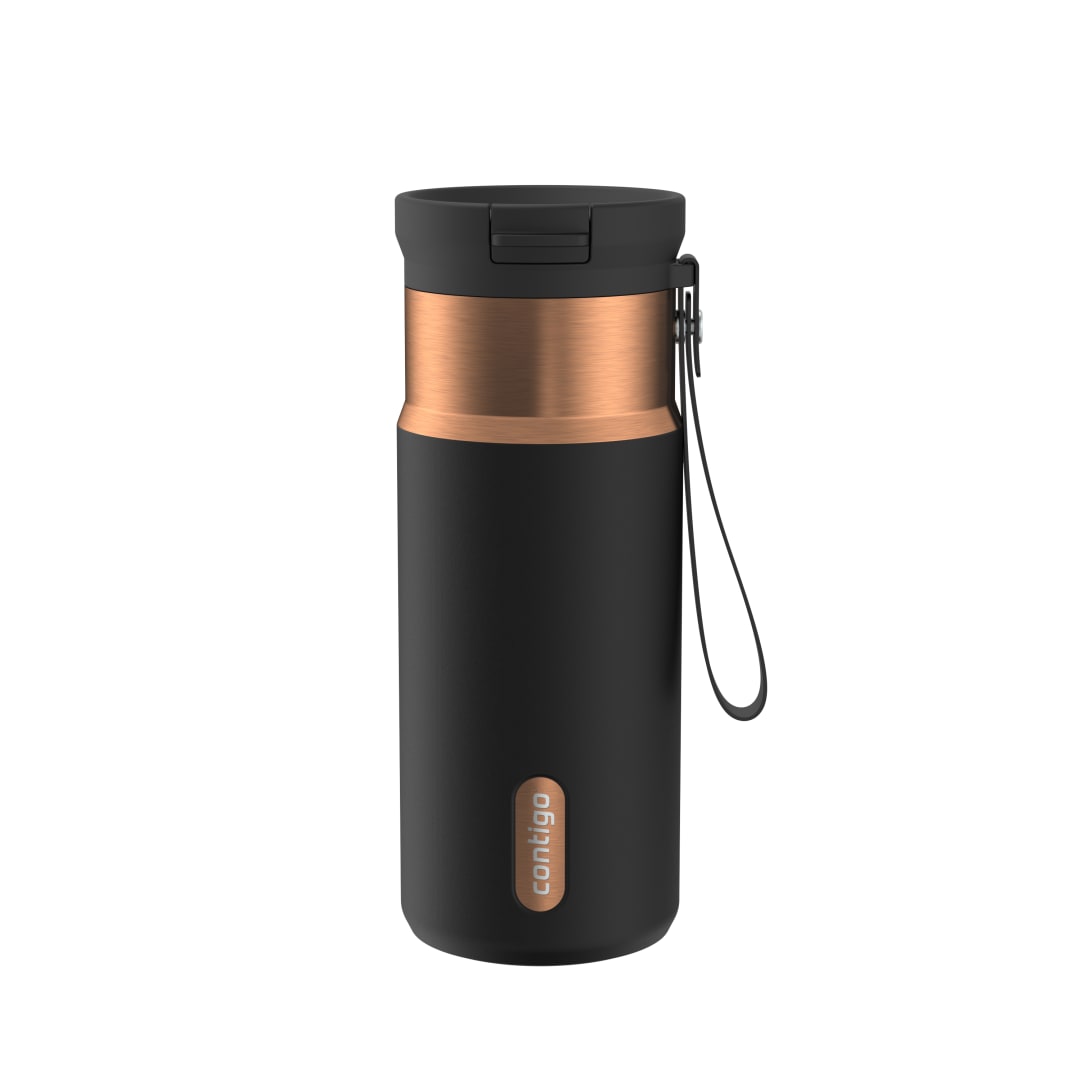 Contigo SnapSeal™ 16 oz Leakproof Stainless Steel Water Bottle with Carrying Strap