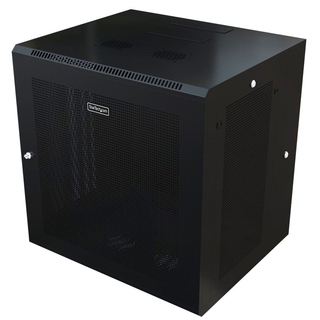 12U 24 5 inch deep hinged wallmount enclosure