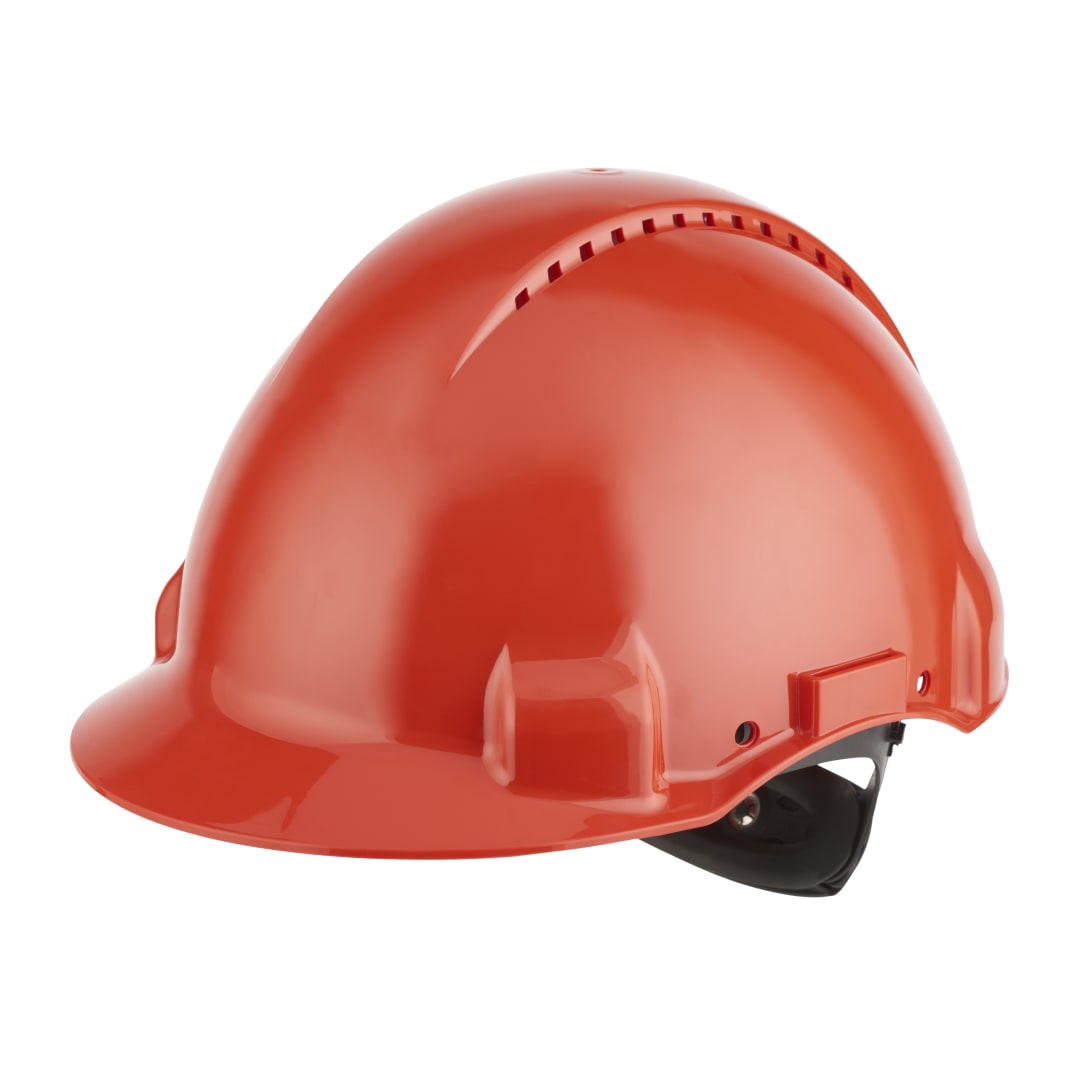 3M™ Sert Başlık, Uvicator, Mandallı, Havalandırmalı, Plastik Ter Bantlı, Kırmızı, G3000NUV-RD