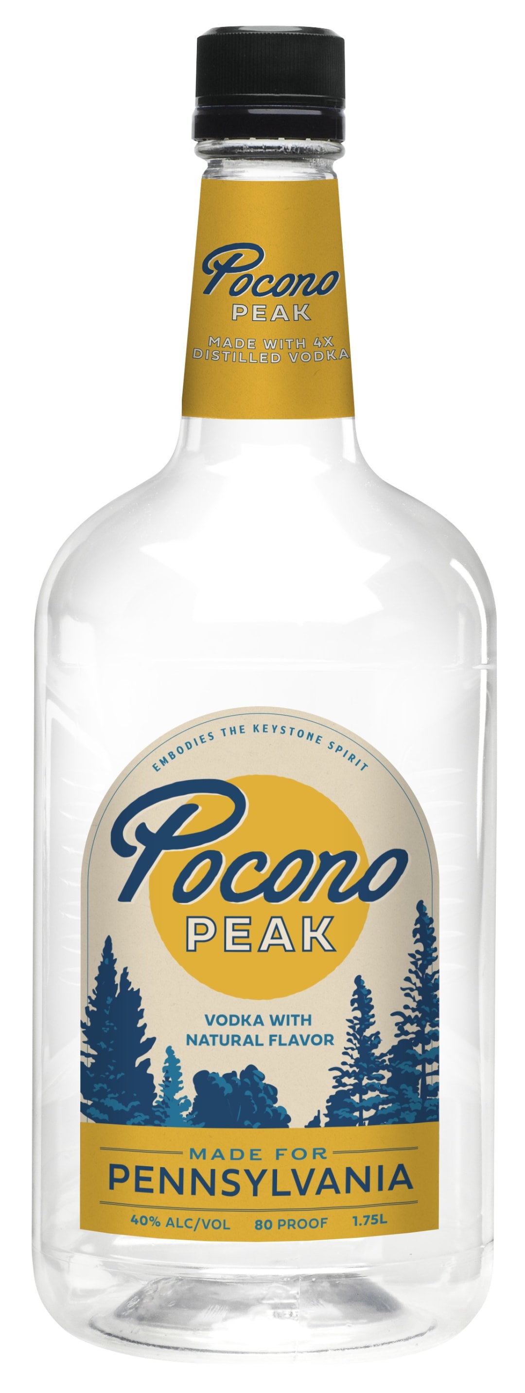 Pocono Peak Vodka 1.75l 80 Proof