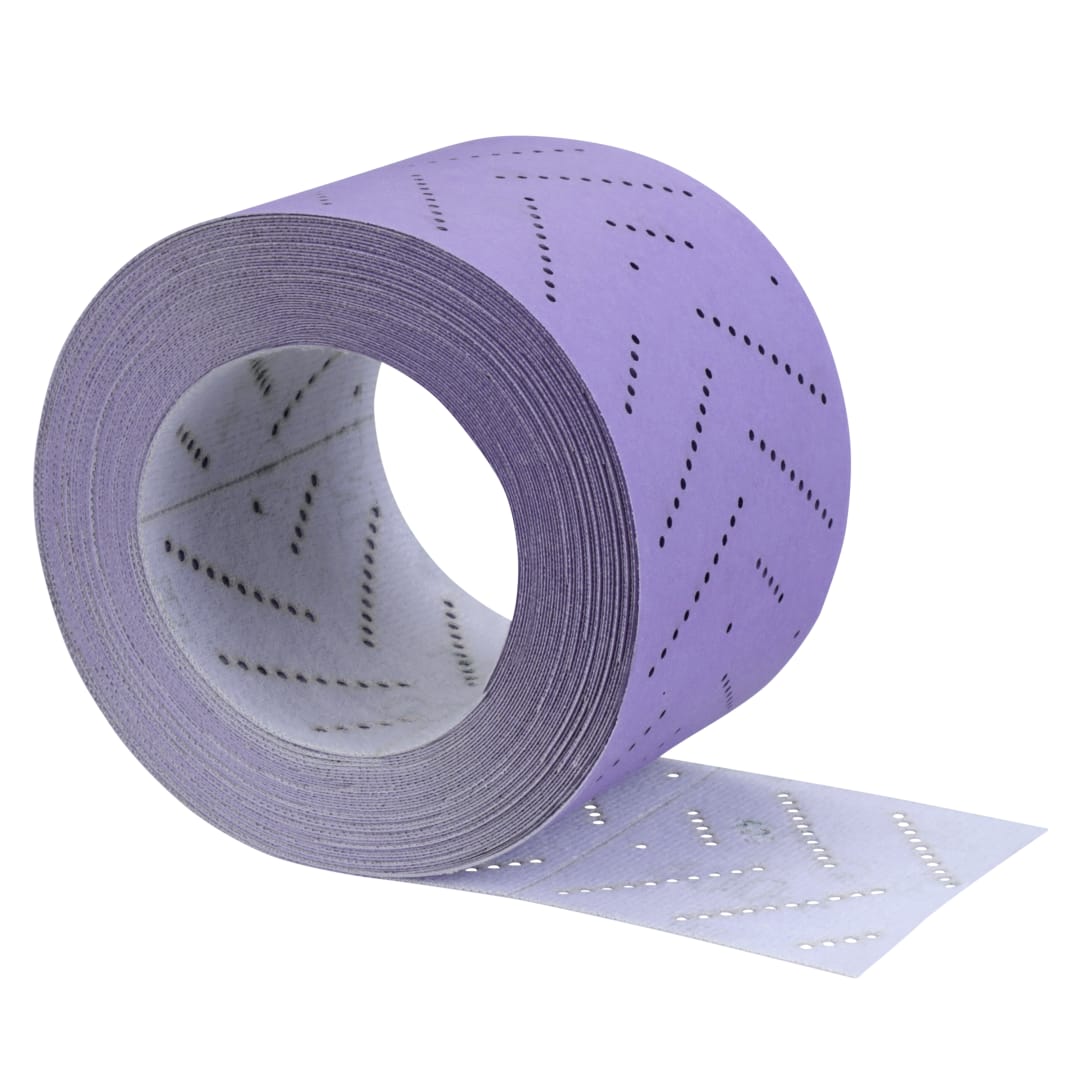 3M™ Cubitron™ II Hookit™ Clean Sanding Sheet Roll 737U, 80 mm x 12 m, Multihole, 400+, 31490