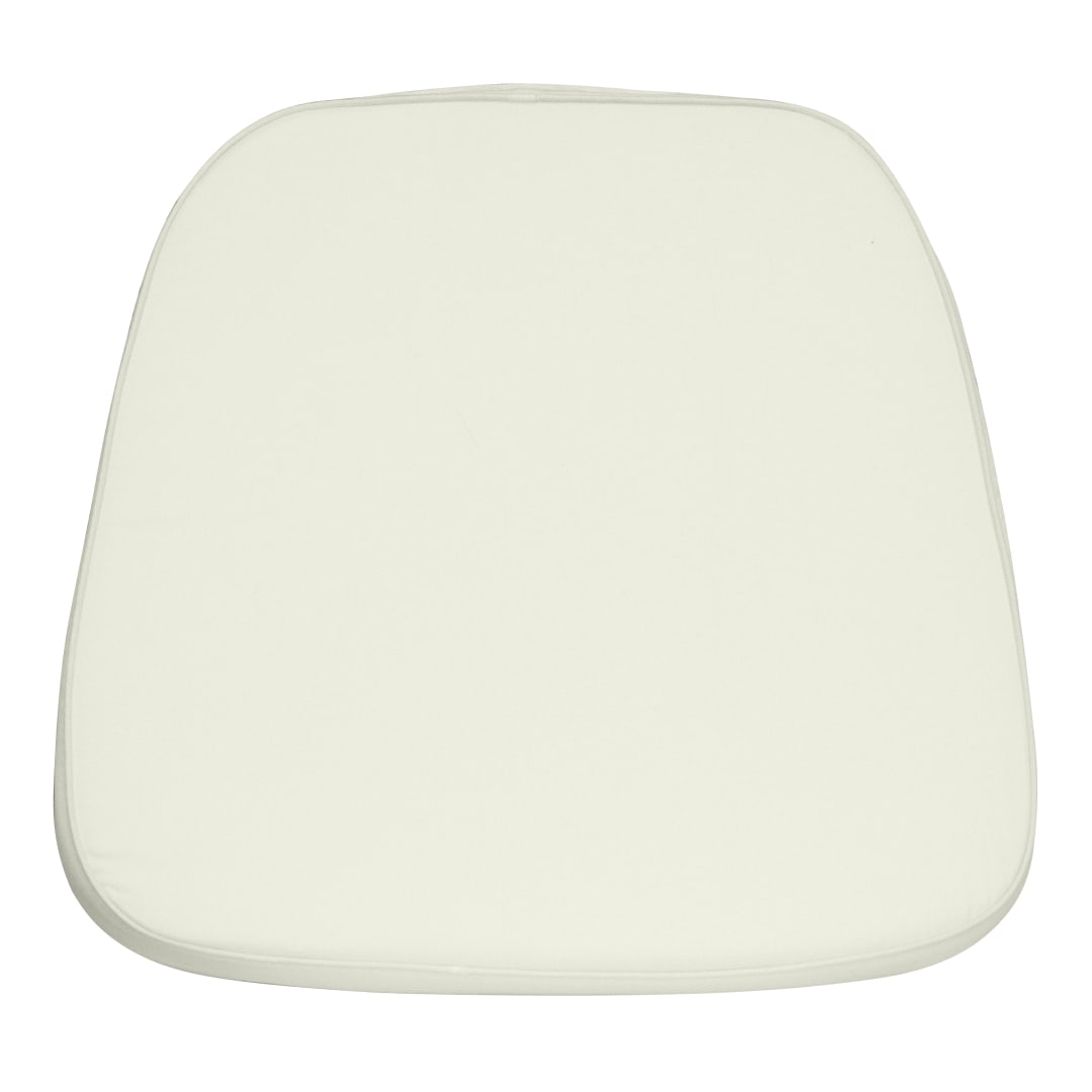 Louise Soft Ivory Fabric Chiavari Chair Cushion