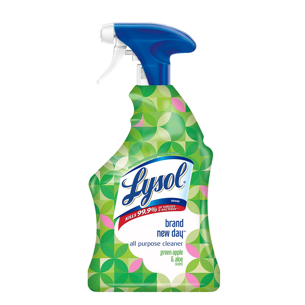 LYSOL® All Purpose Cleaner - Trigger Brand New Day™ Green Apple & Aloe 6/19 oz.
