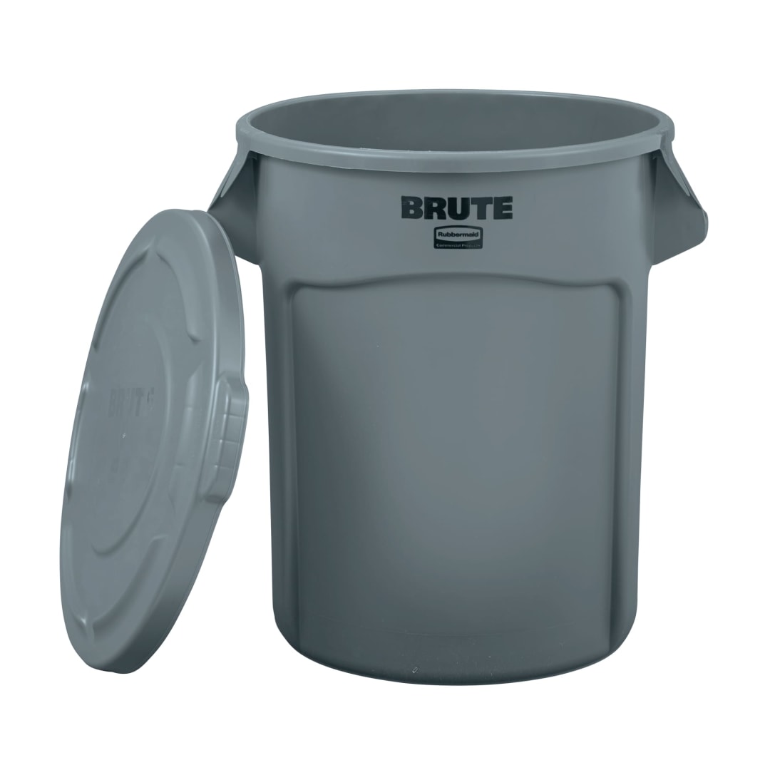 Rubbermaid® Commercial Brute Trash/Garbage Can Gray