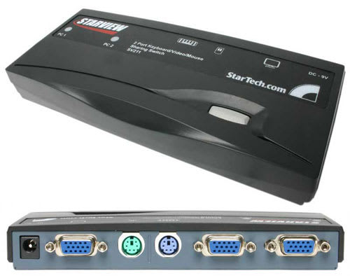 2 Port Mini StarView PS/2 KVM Switch