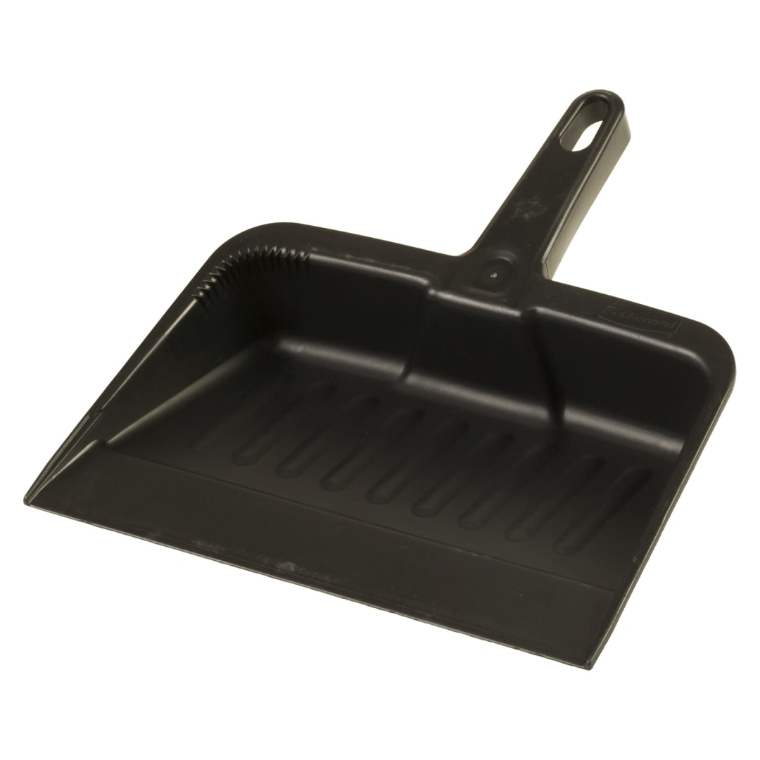 Rubbermaid Commercial Products 12.25" Heavy-Duty Dust Pan, Charcoal