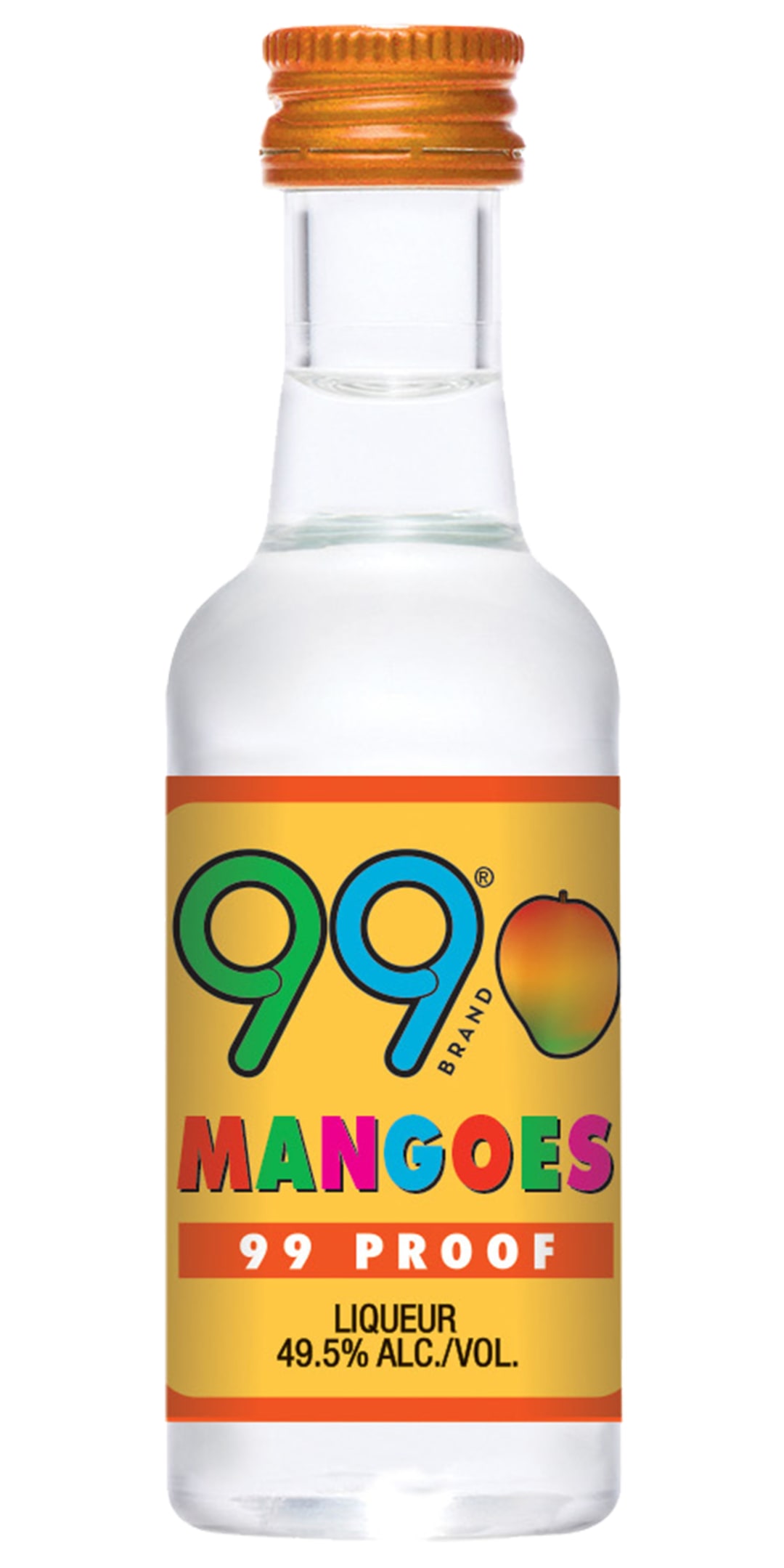 99 Schnapps Mangos Plastic 10/12PK 50ML